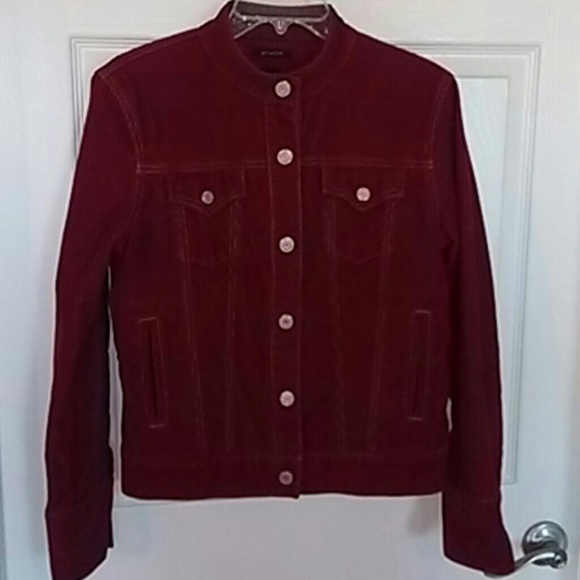 GAP Jackets & Blazers - Corderoy red Gap snap jacket